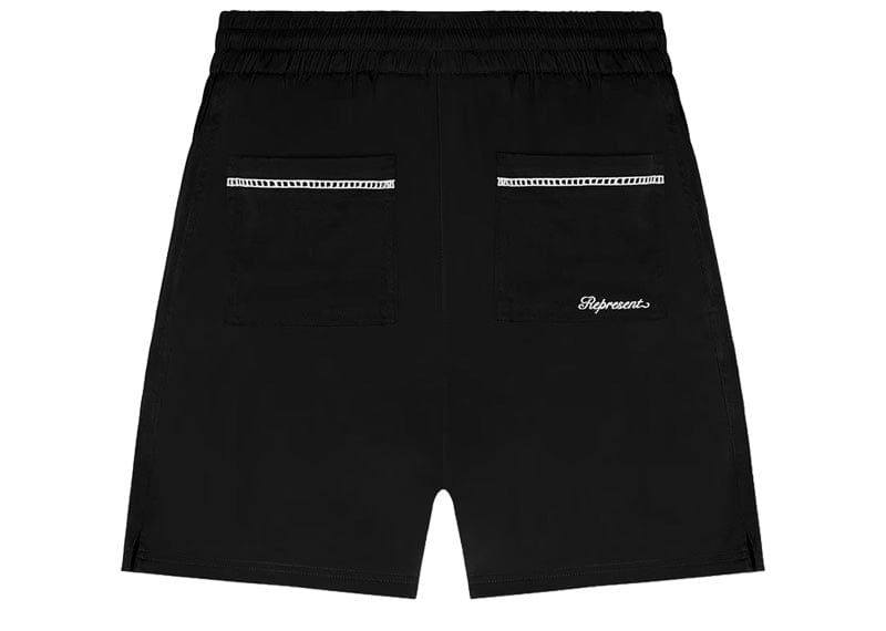 Represent Resort Shorts Jet Black