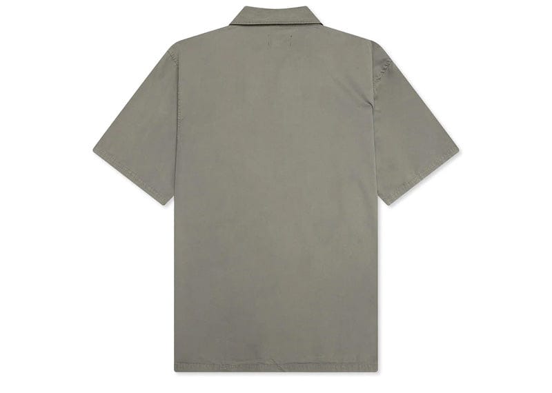 Represent Script Camp Collar Shirt Mid Khaki