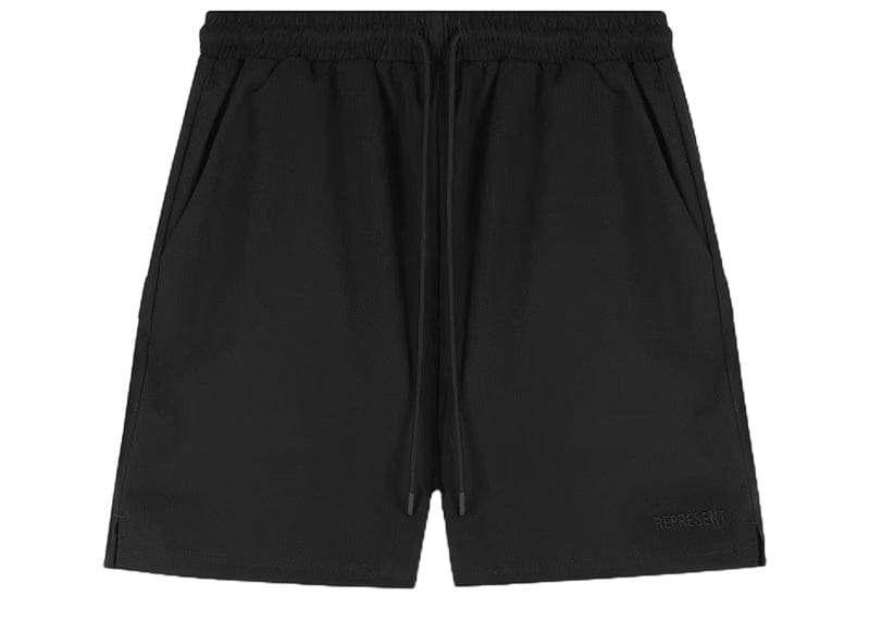 Represent Seersucker Smart Swim Short Black