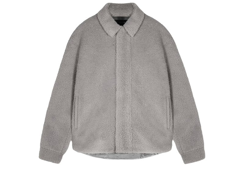 Represent Sherling Scoop Hem Shirt Ice Grey