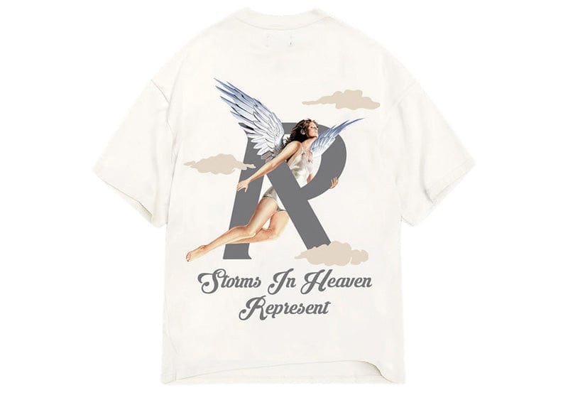 Represent Storms In Heaven T-Shirt Flat White