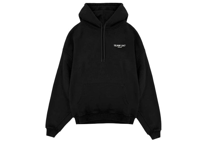 Represent Team 247 Oversized Hoodie - Black