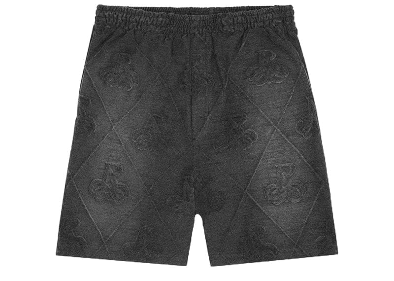Represent Towelling Shorts Jet Black