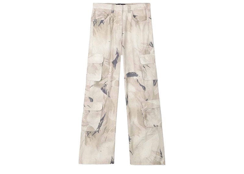 Represent Womens Camo Relaxed Fit Cargo Trousers