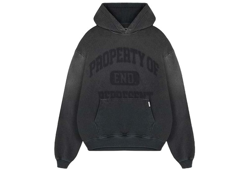 Represent x END Property Of Hoodie Stained Black