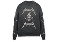 Represent X Metallica Garage Inc L/S T-Shirt Stained Black