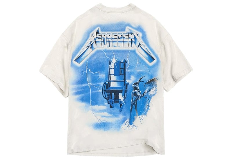 Represent x Metallica Ride The Lightning Tee Flat White