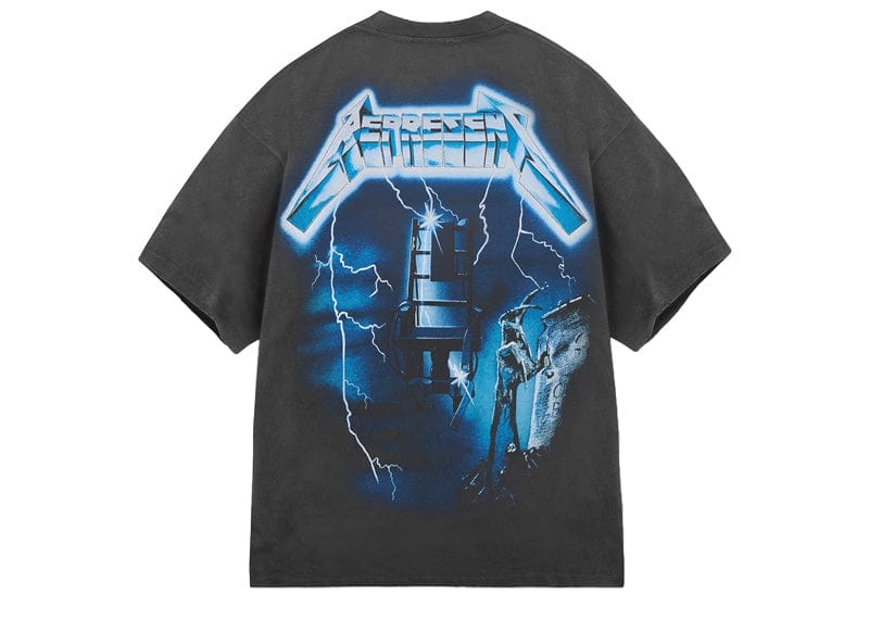 Represent X Metallica Ride The Lightning Tee Vintage Grey