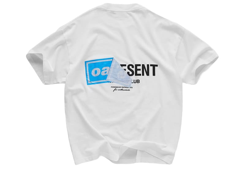 Represent X Oasis Owners Club Tee Flat White
