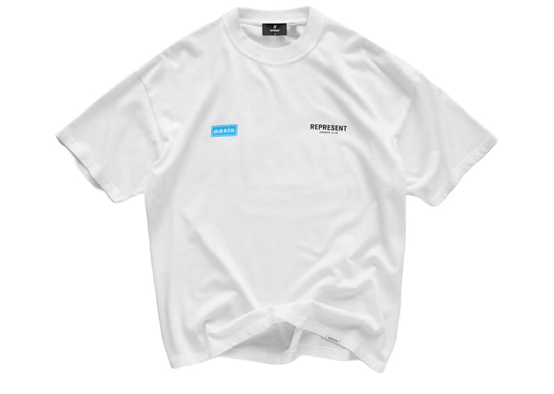 Represent X Oasis Owners Club Tee Flat White