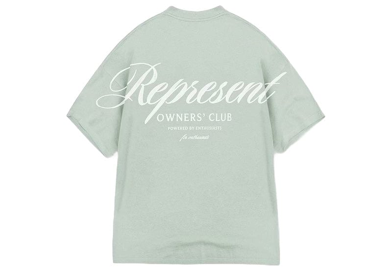 Represent x Ounass Owners Club Script T-Shirt Lily Pad