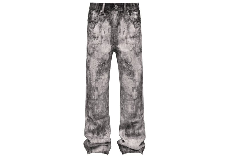 Reputation Studios Flare Denim Jeans Acid Rinse