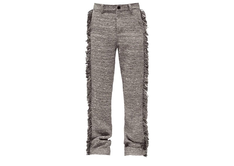 Reputation Studios Flare Tapestry Pants Brown Knit