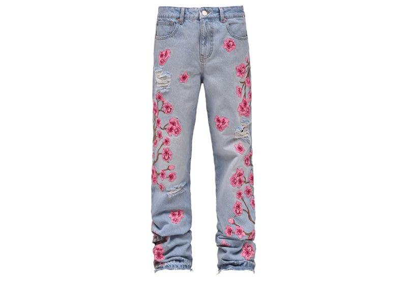 Reputation Studios Sakura Flare Denim Jeans Light Stone