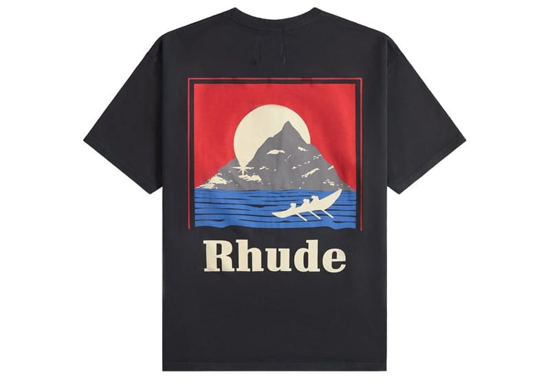 Rhude Moonlight Regatta Tee Vintage Black/Red/Blue