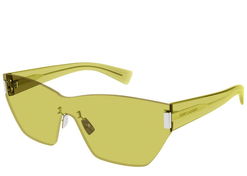 Saint Laurent Corner Angle Sunglasses Yellow