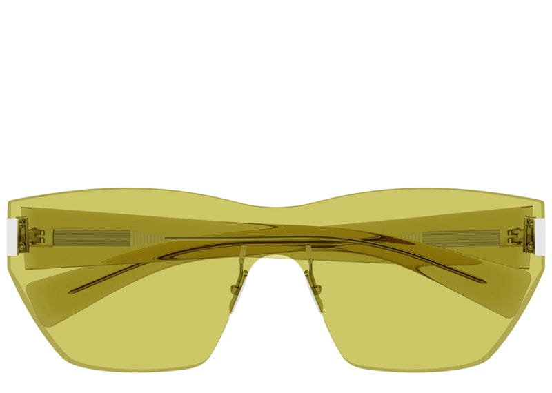 Saint Laurent Corner Angle Sunglasses Yellow