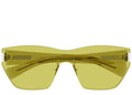 Saint Laurent Corner Angle Sunglasses Yellow