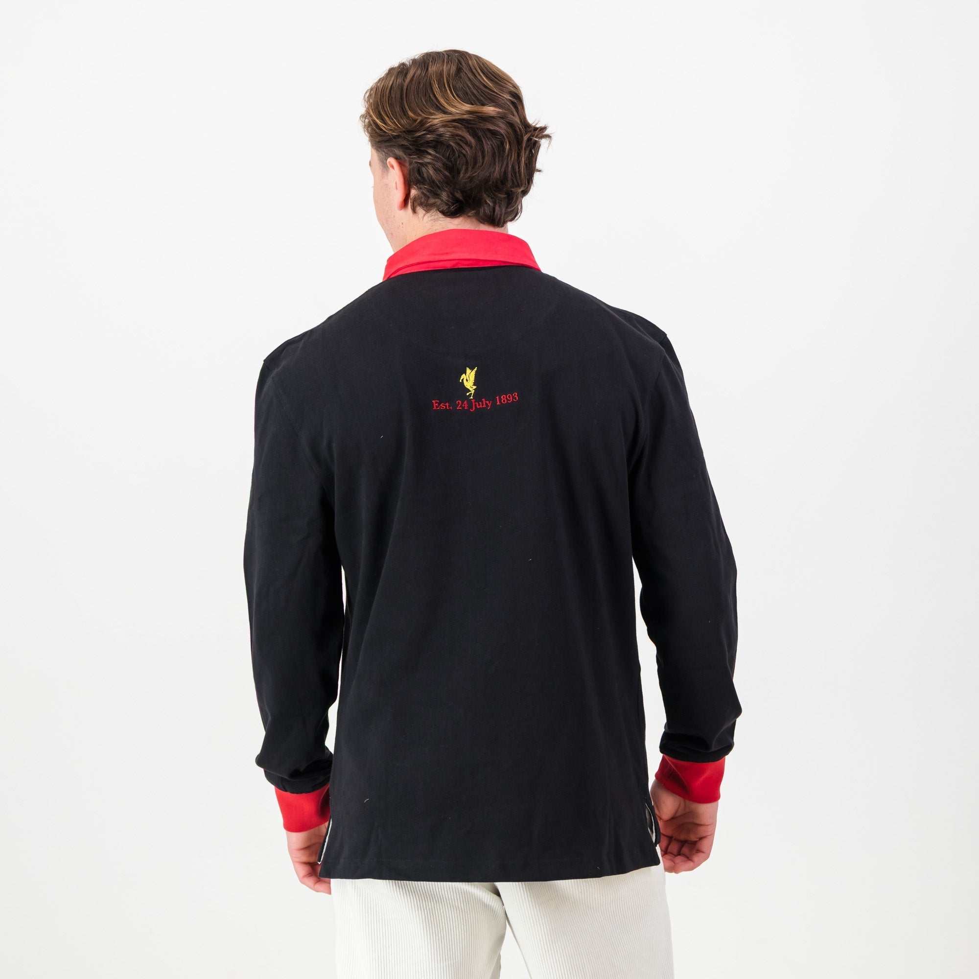 Schools Old Dalian Union LS Rugby Jersey-Black
