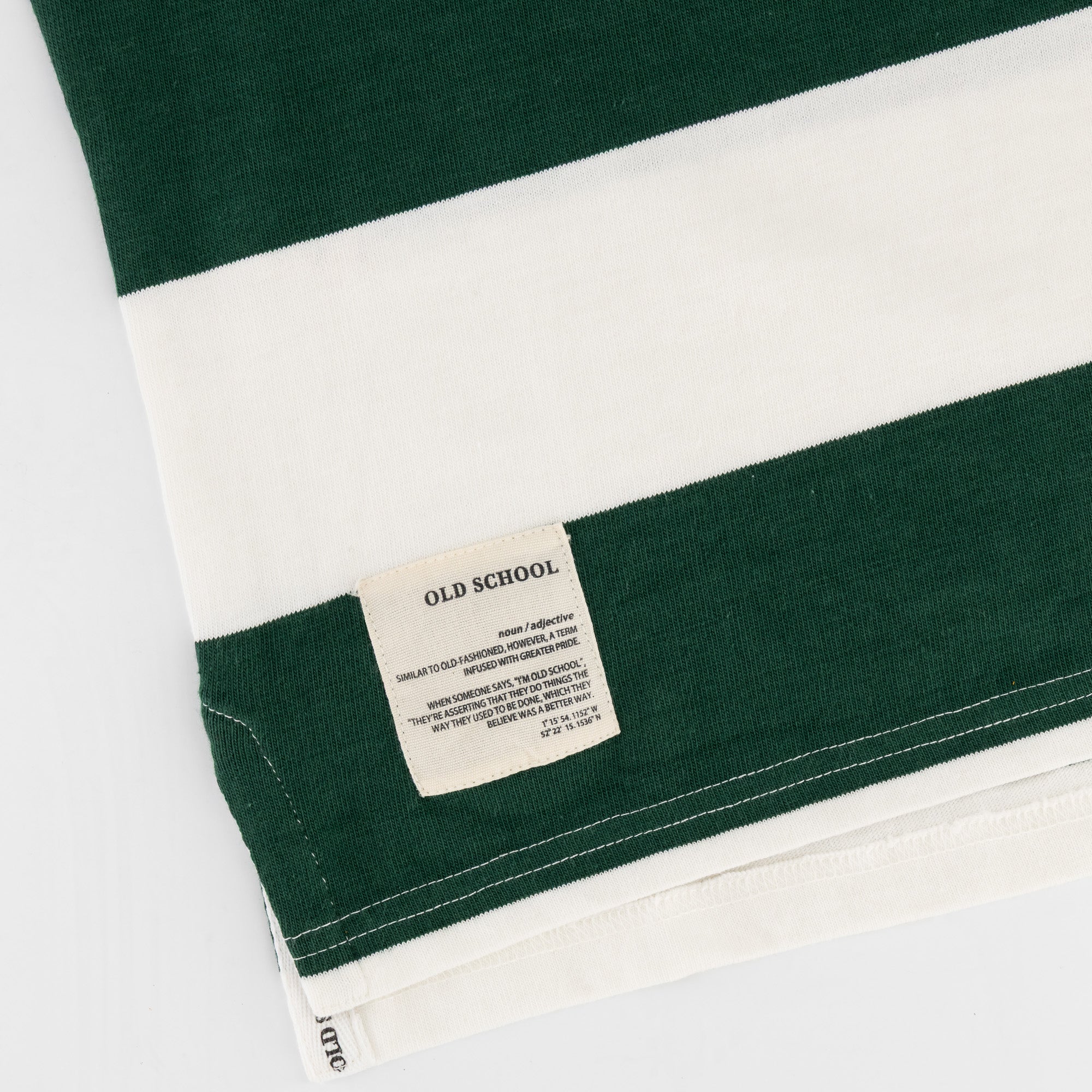 Schools Durban Girls College SA Supporters 8X8 Stripe LS Rugby Jersey-OS Green