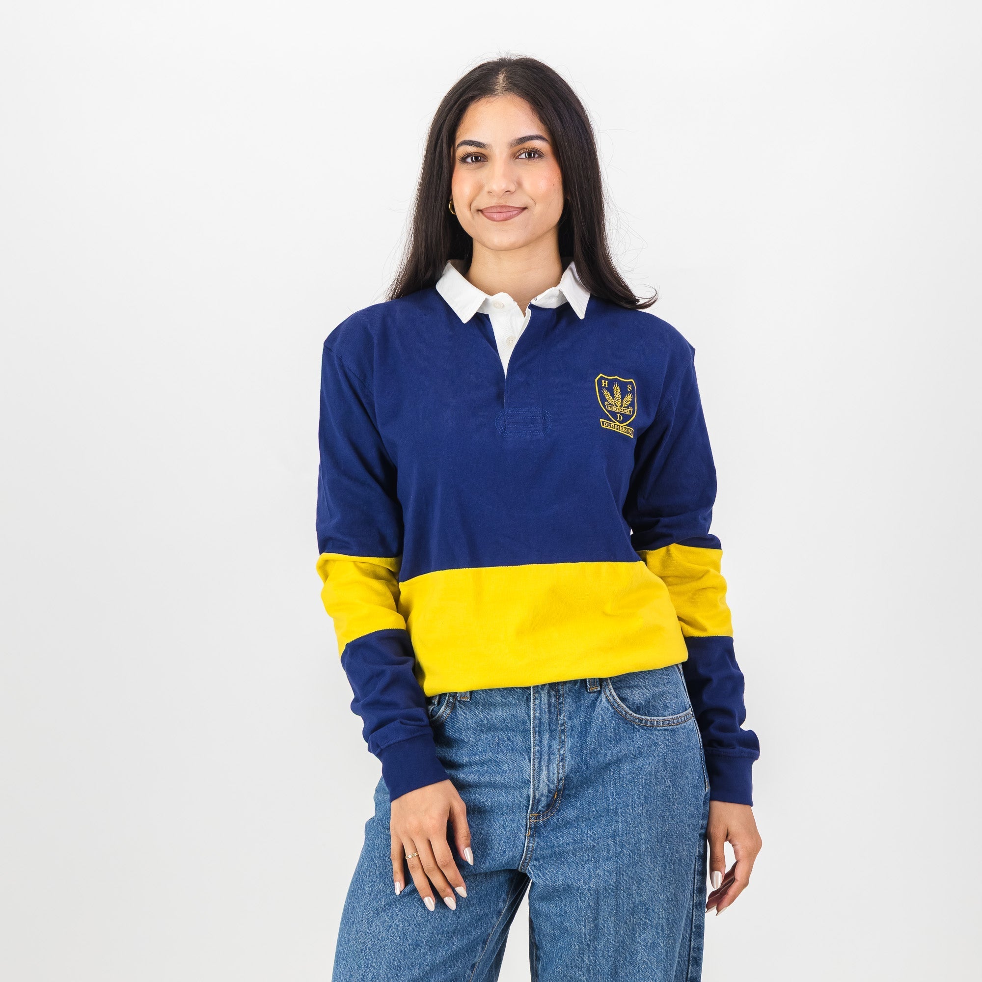 Schools Durbanville Hoerskool LS Rugby Jersey-Navy