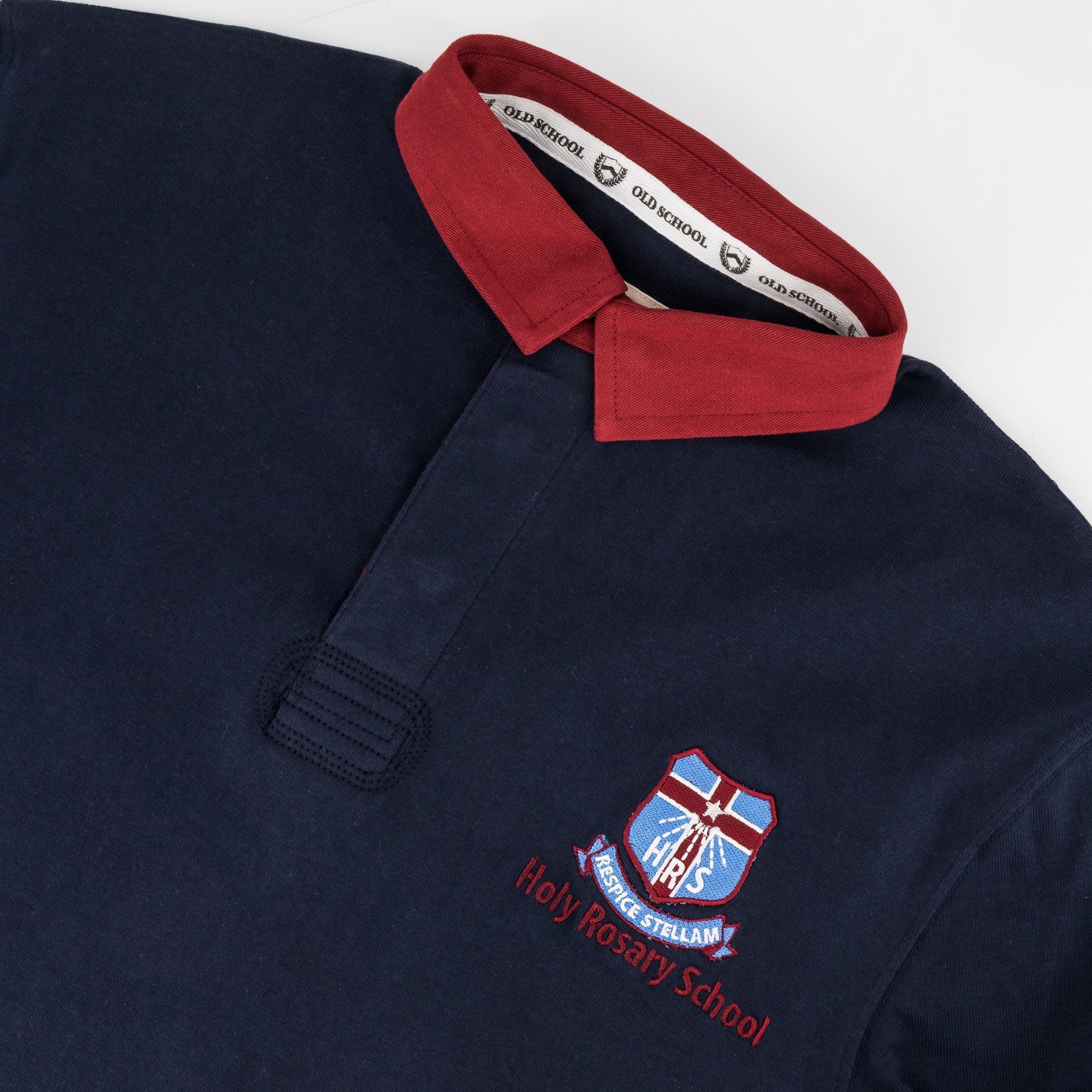 Schools Holy Rosary School LS Rugby Jersey- Navy