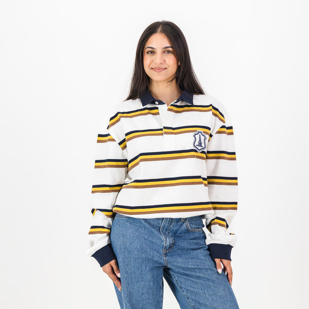 Schools Monument YD LS Rugby Jersey-White