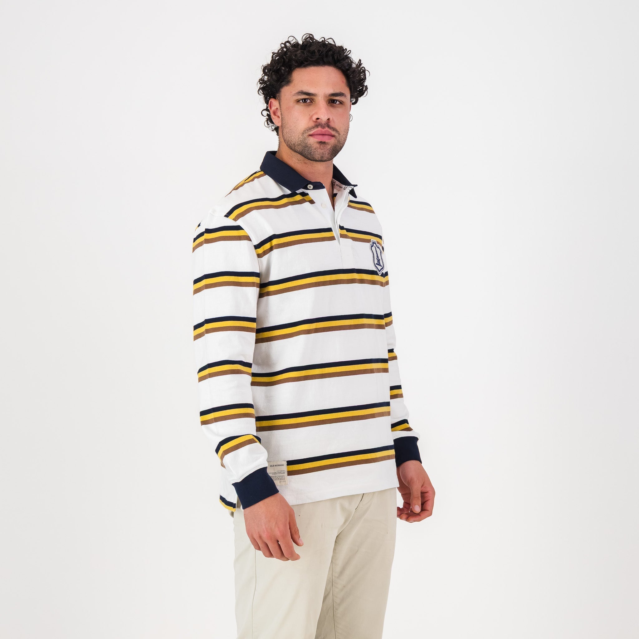 Schools Monument YD LS Rugby Jersey-White