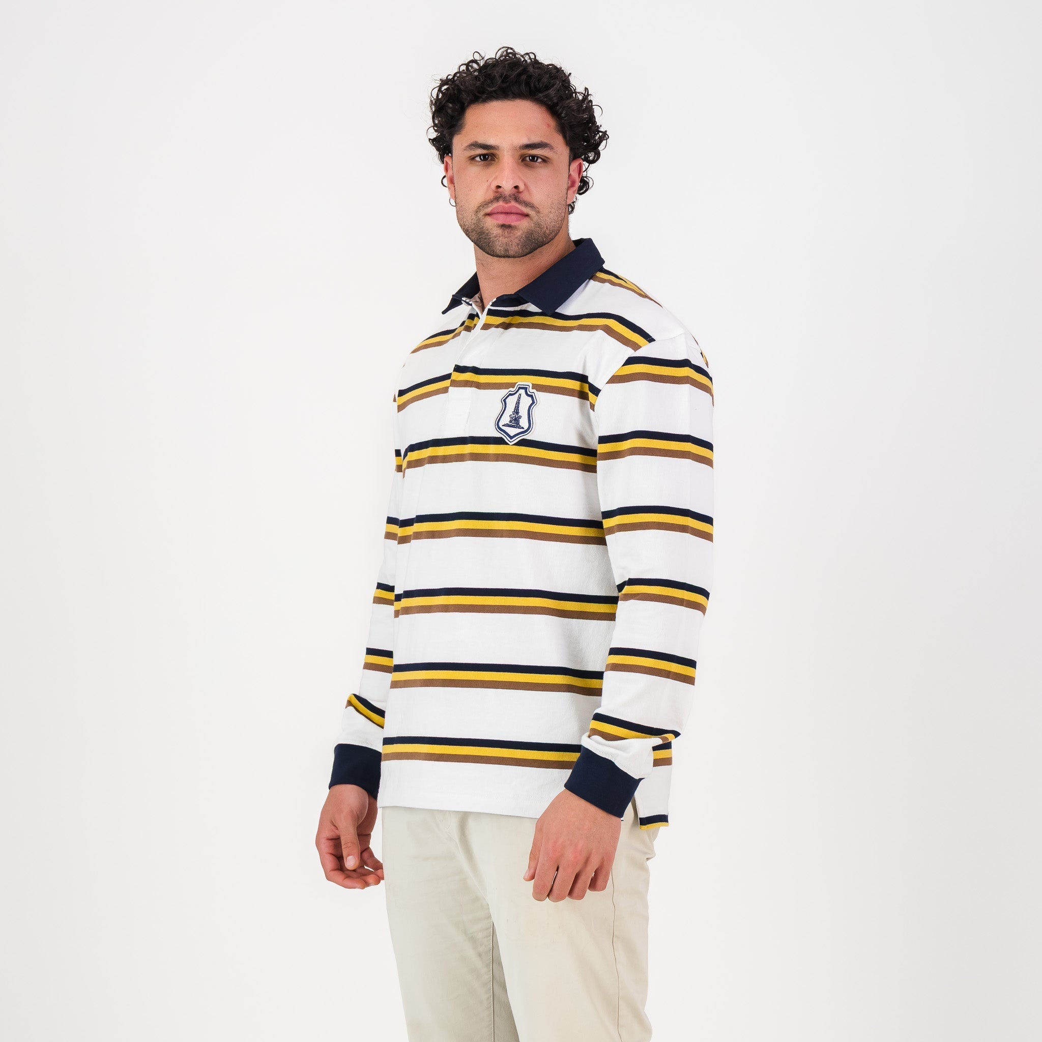 Schools Monument YD LS Rugby Jersey-White