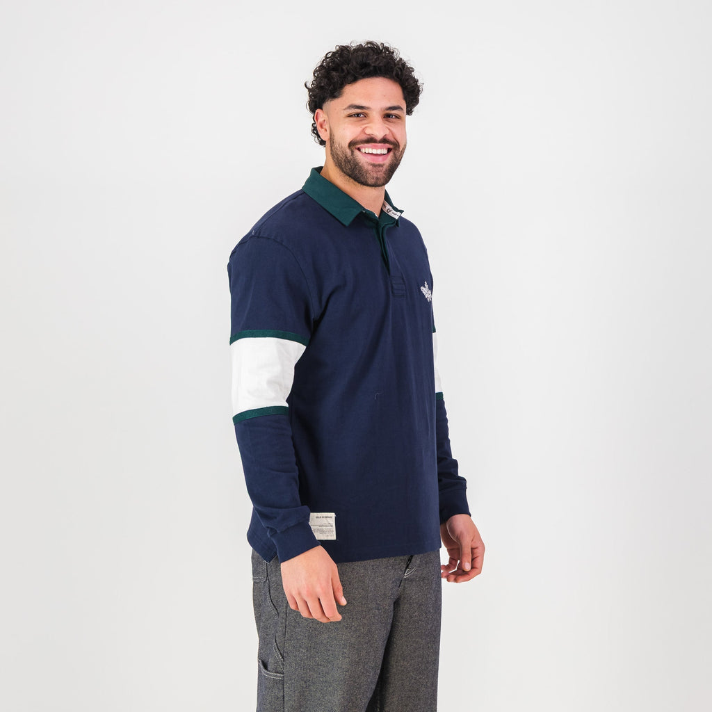 Schools Oakhill LS Rugby Jersey-Navy