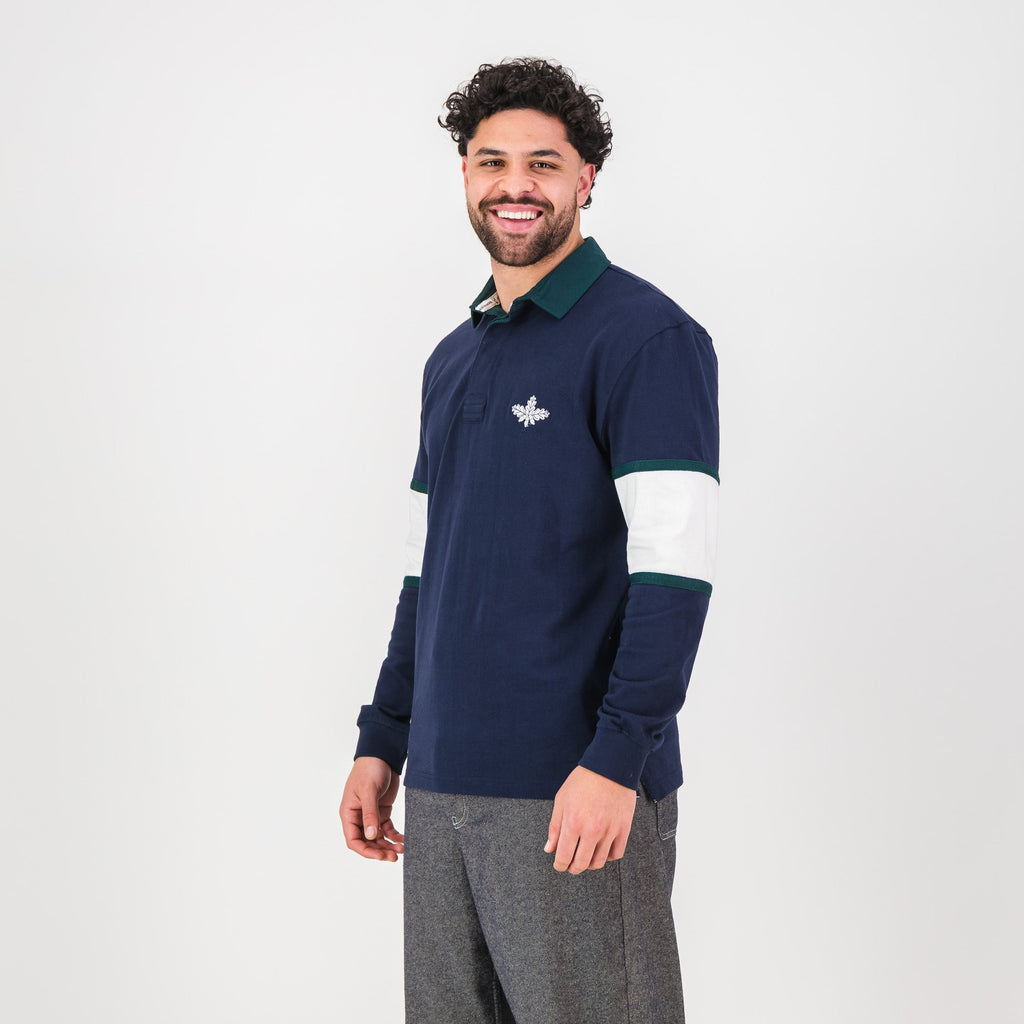 Schools Oakhill LS Rugby Jersey-Navy