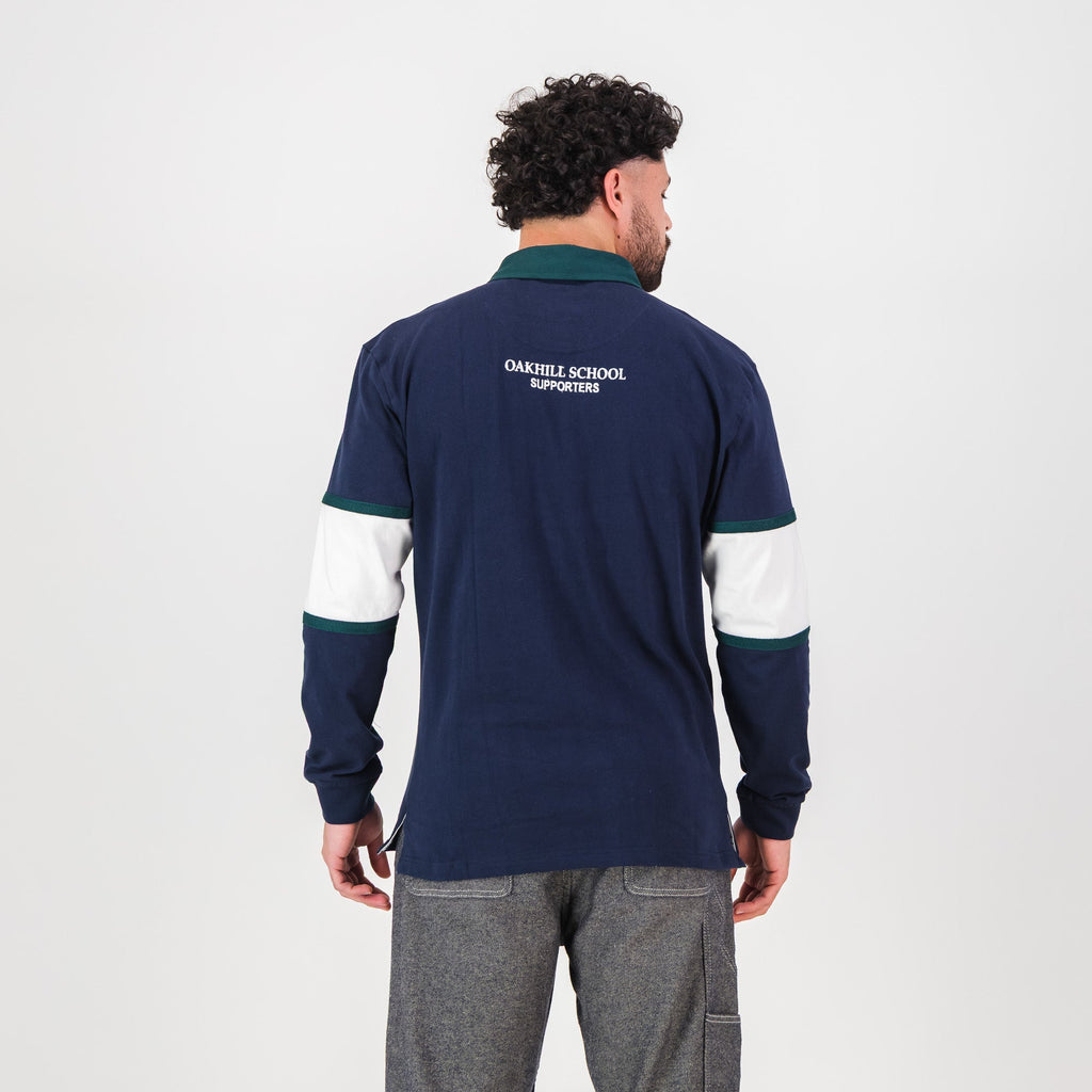 Schools Oakhill LS Rugby Jersey-Navy