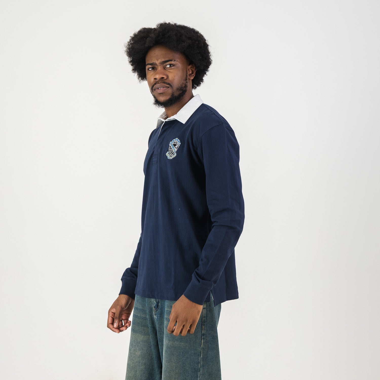 Schools Paarl Boys' High School LS Rugby Jersey-Navy