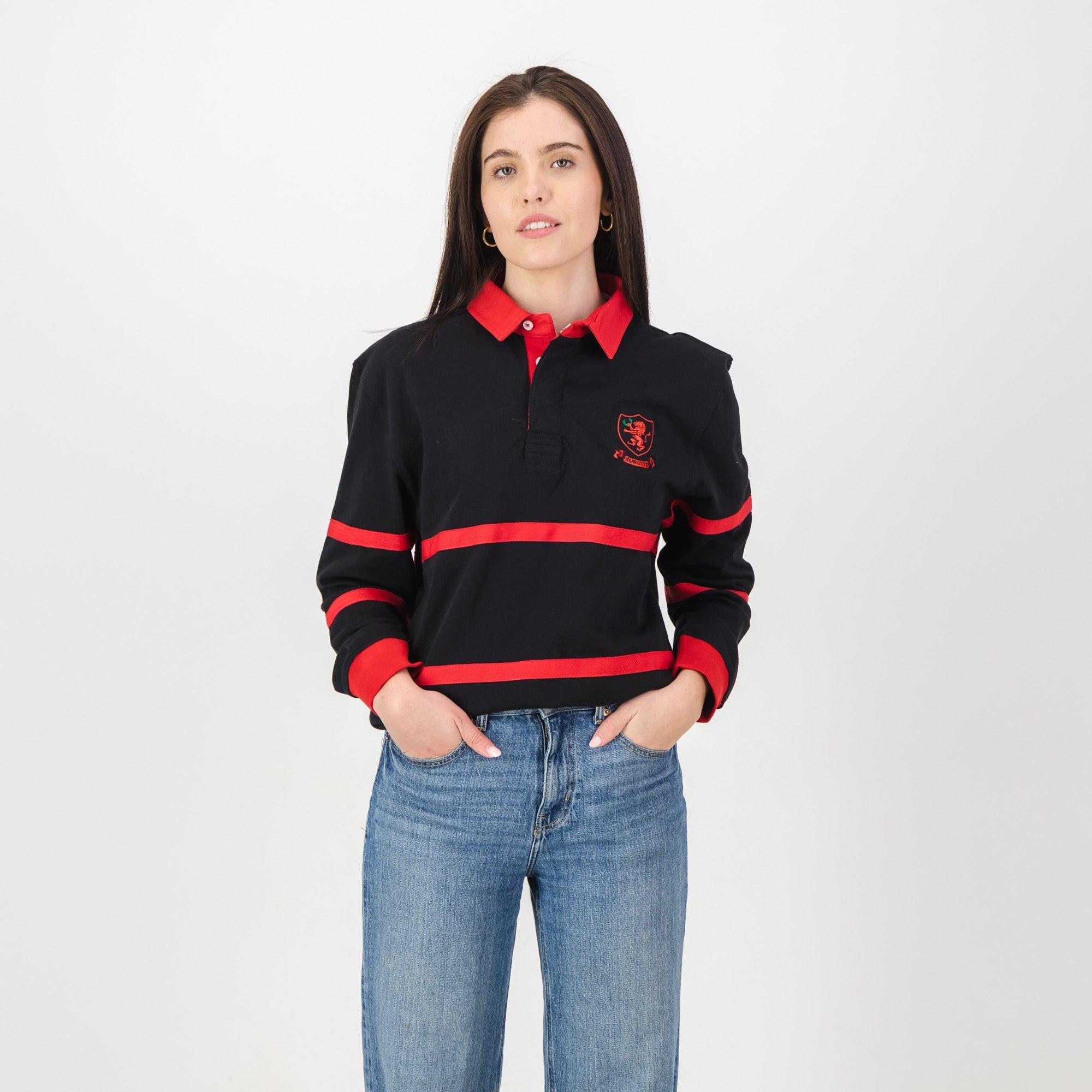 Schools Parktown Boys LS Rugby Jersey - Black
