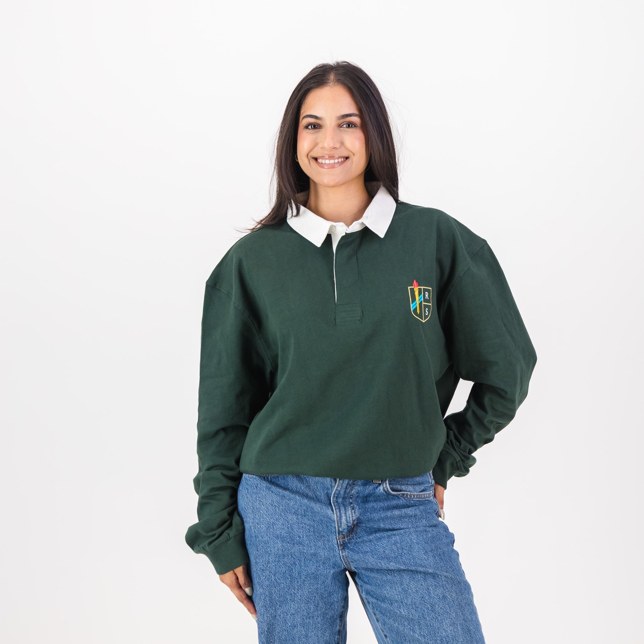 Schools Rivonia Primary School LS Rugby Jersey-OS Green
