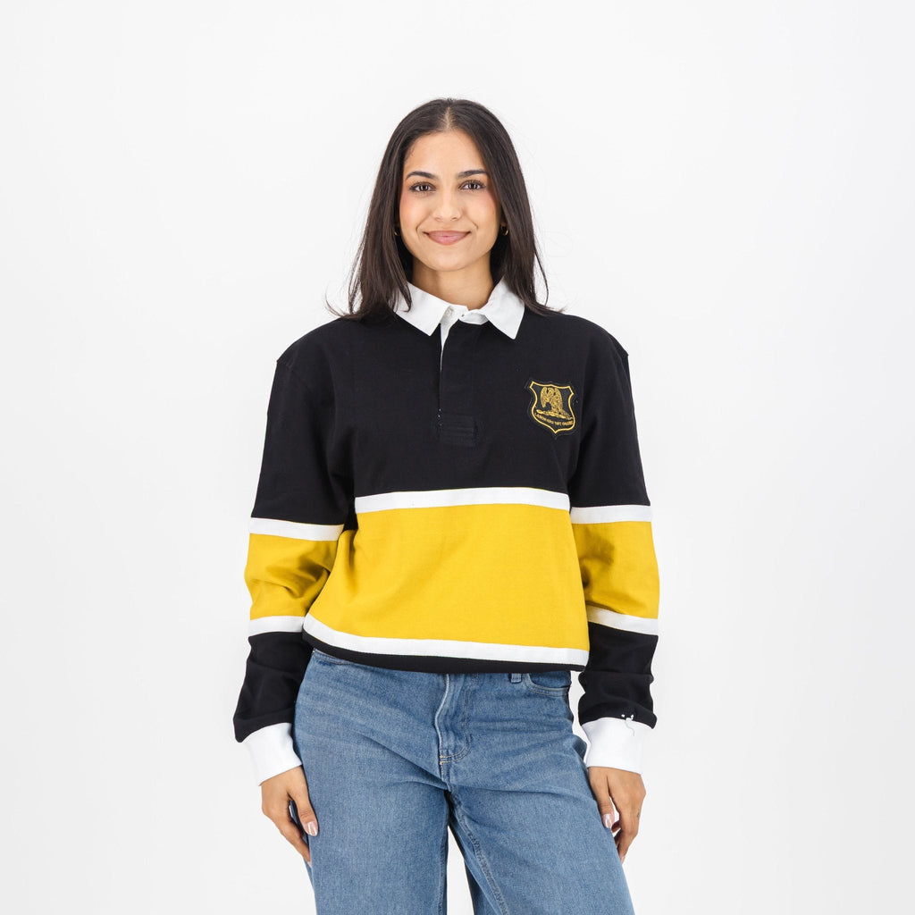 Schools St Johns DSG Cut & Sew LS Rugby Jersey-Black