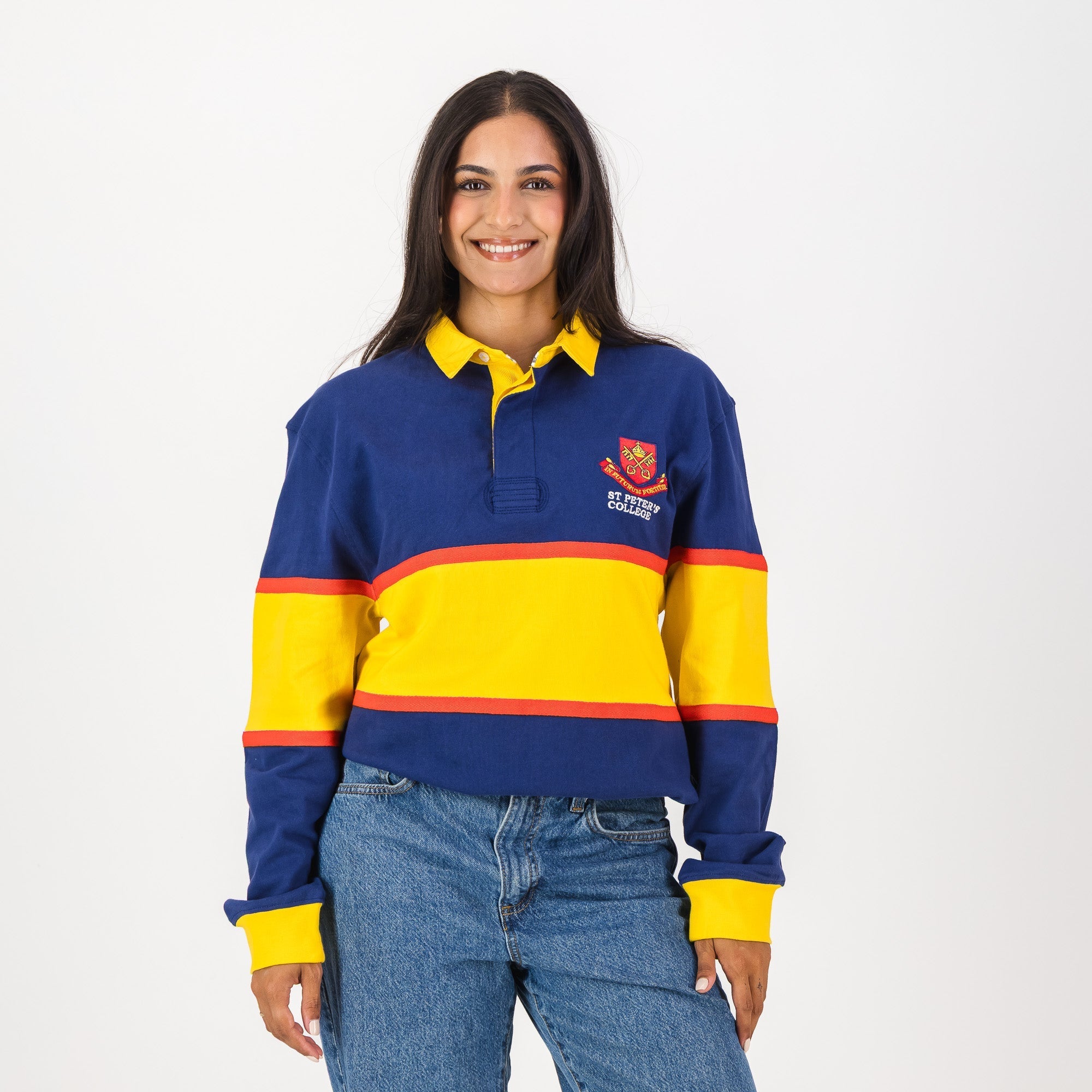 Schools St Peters College LS Rugby Jersey-Spectra Yellow