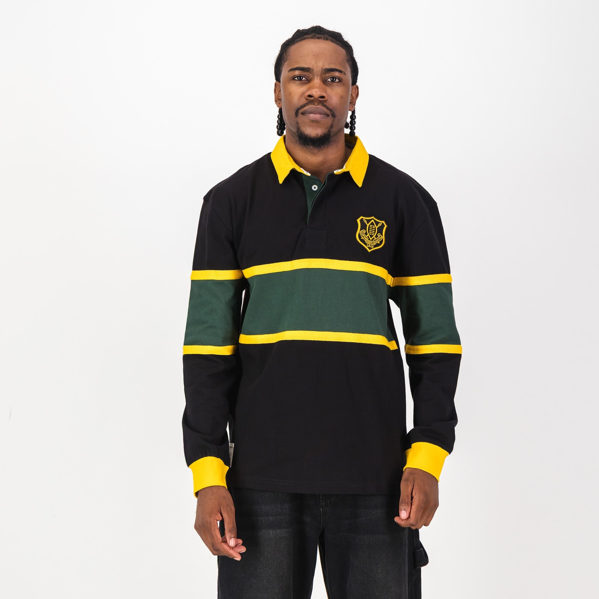 Schools Umtata High School LS Rugby Jersey-Black