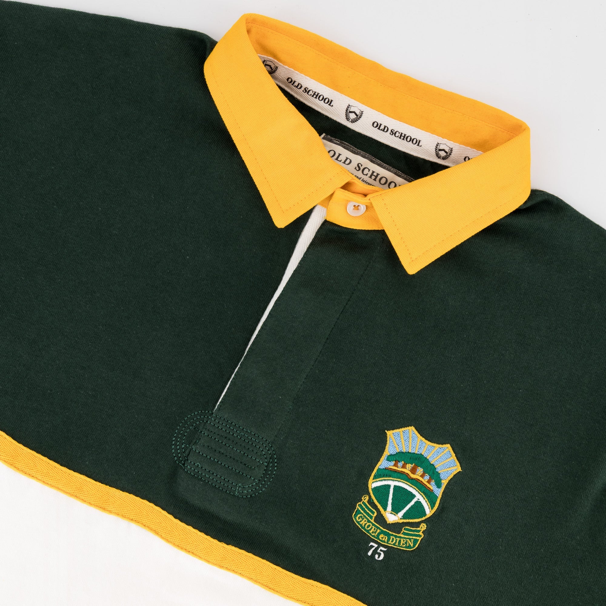 Schools Wonderboom LS Rugby Jersey-Os Green