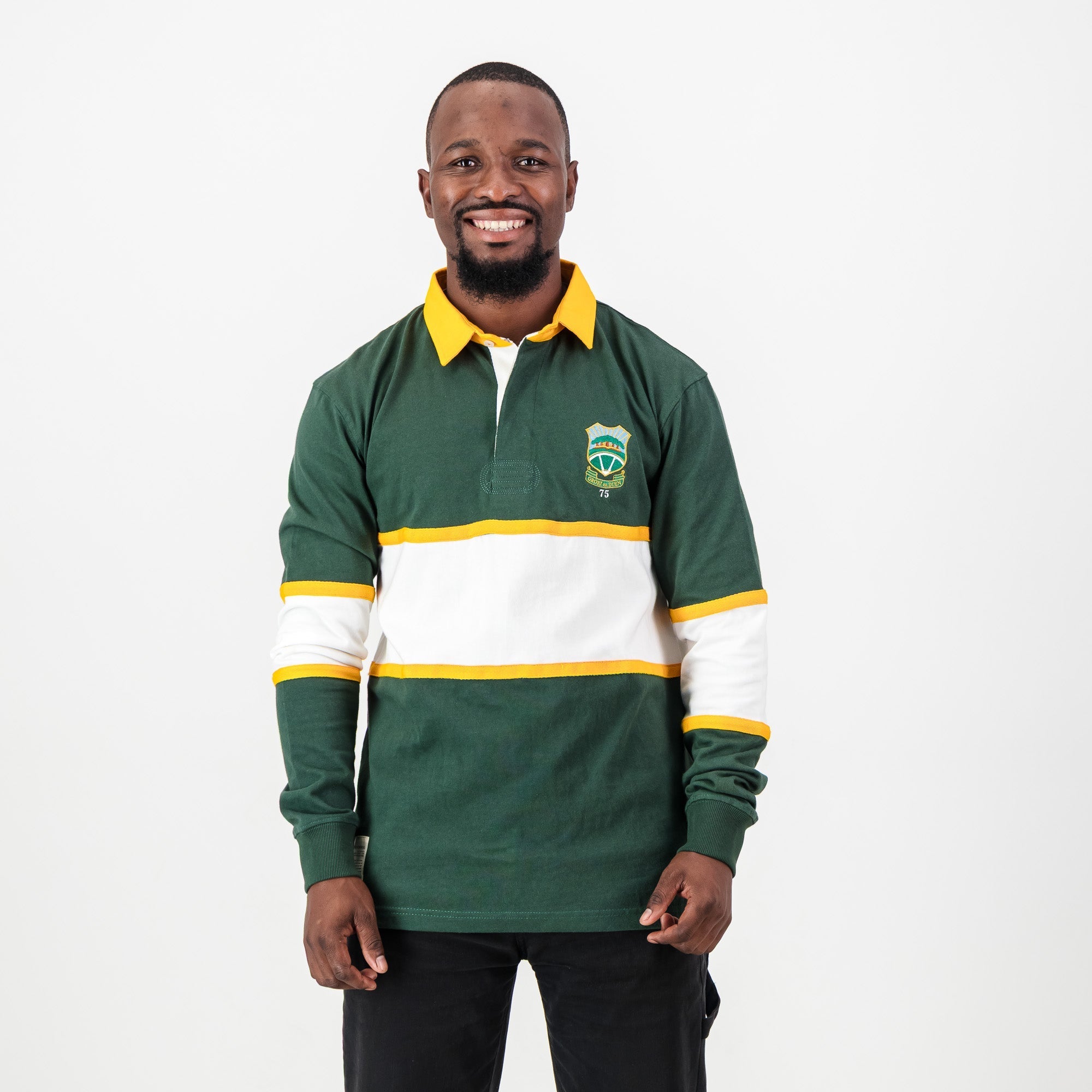 Schools Wonderboom LS Rugby Jersey-Os Green