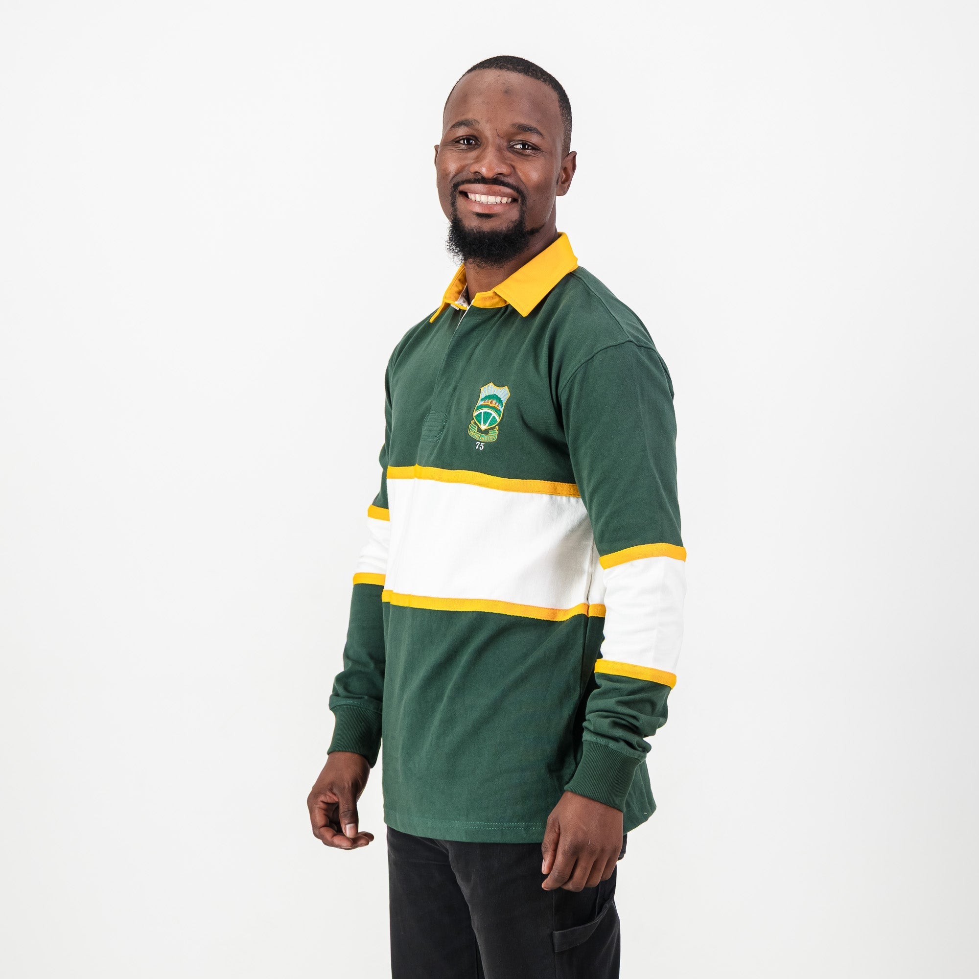 Schools Wonderboom LS Rugby Jersey-Os Green