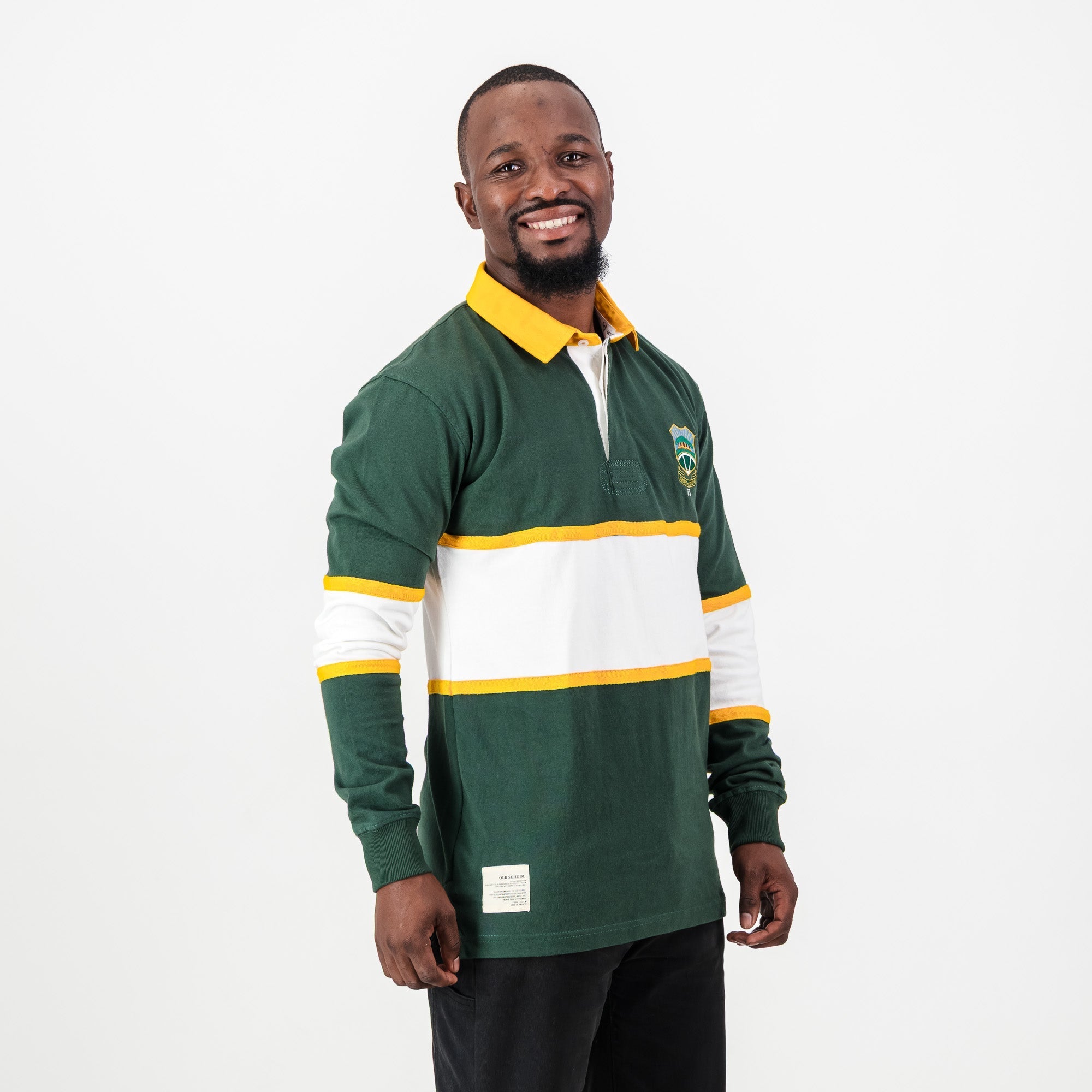 Schools Wonderboom LS Rugby Jersey-Os Green