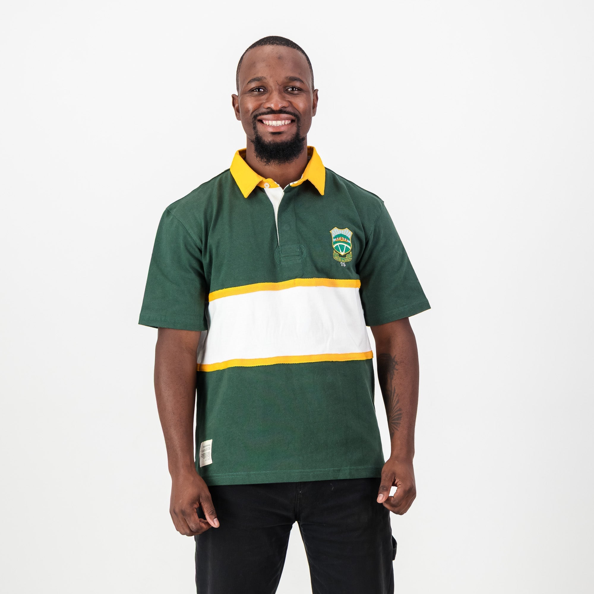 Schools Wonderboom SS Rugby Jersey-Os Green