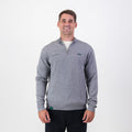Southern Guards Classic  Knitwear Quarter Zip Plain Grey