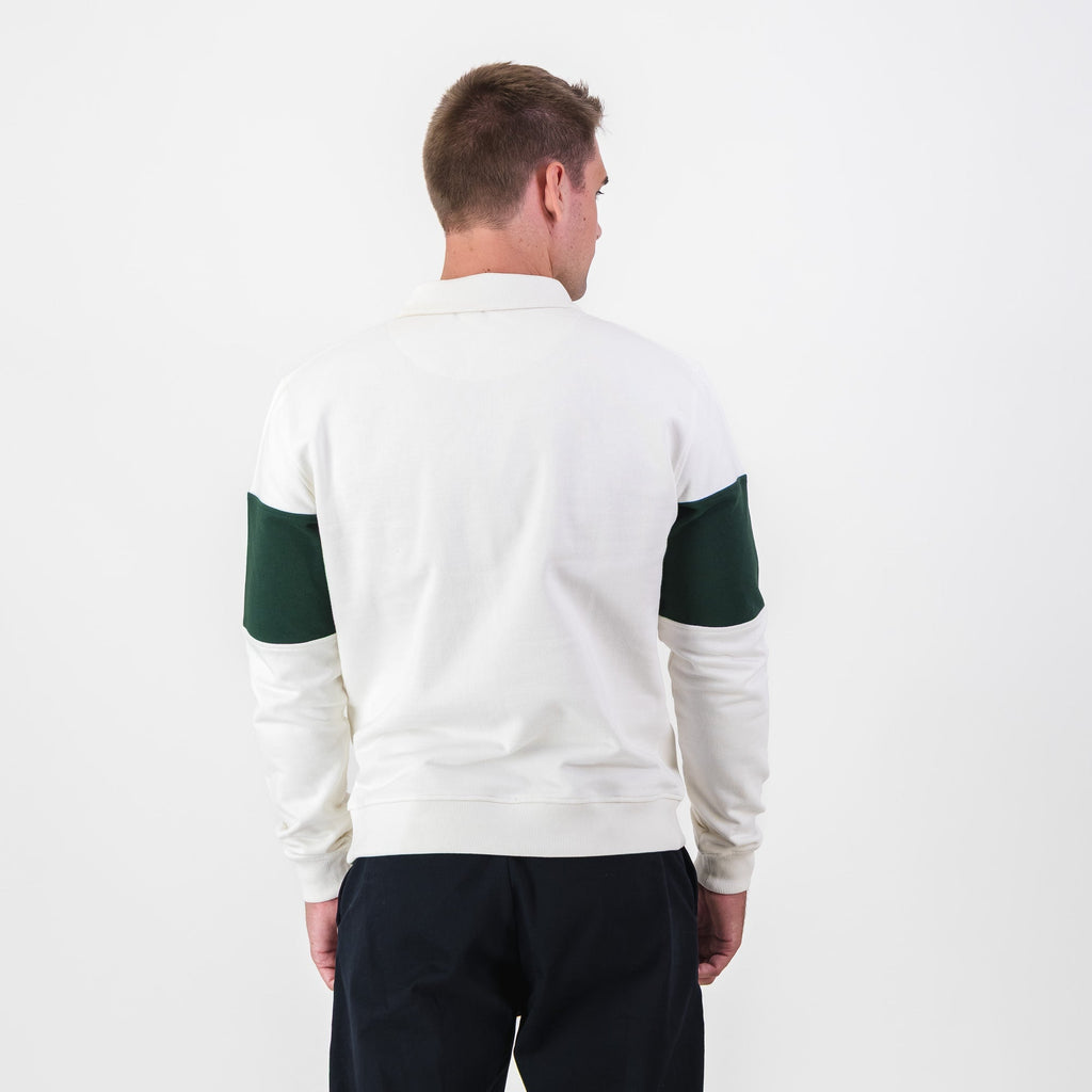 Southern Guards Quarter Zip Sweat Panel Green white