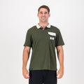 Southern Guards Retro Short Sleeve Golf Polo Pocket Patch Green