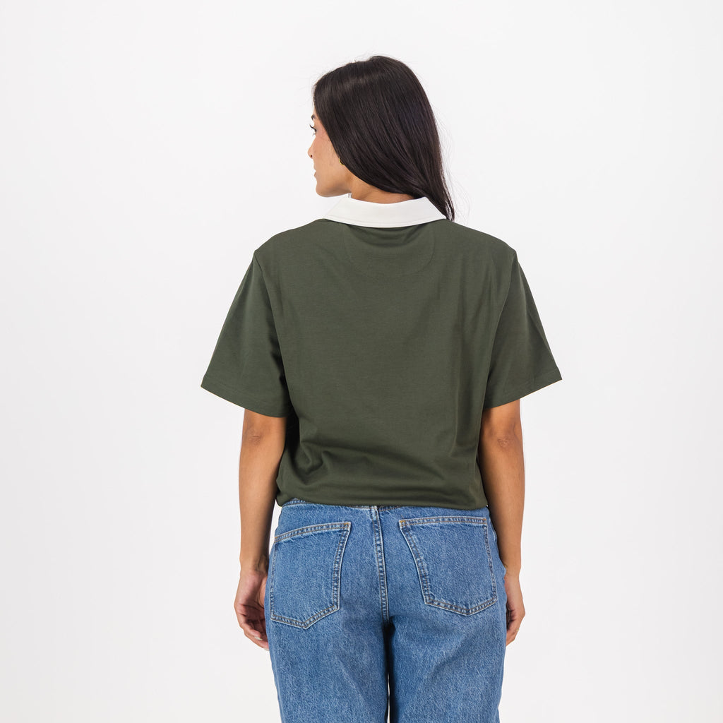 Southern Guards Retro Short Sleeve Golf Polo Pocket Patch Green
