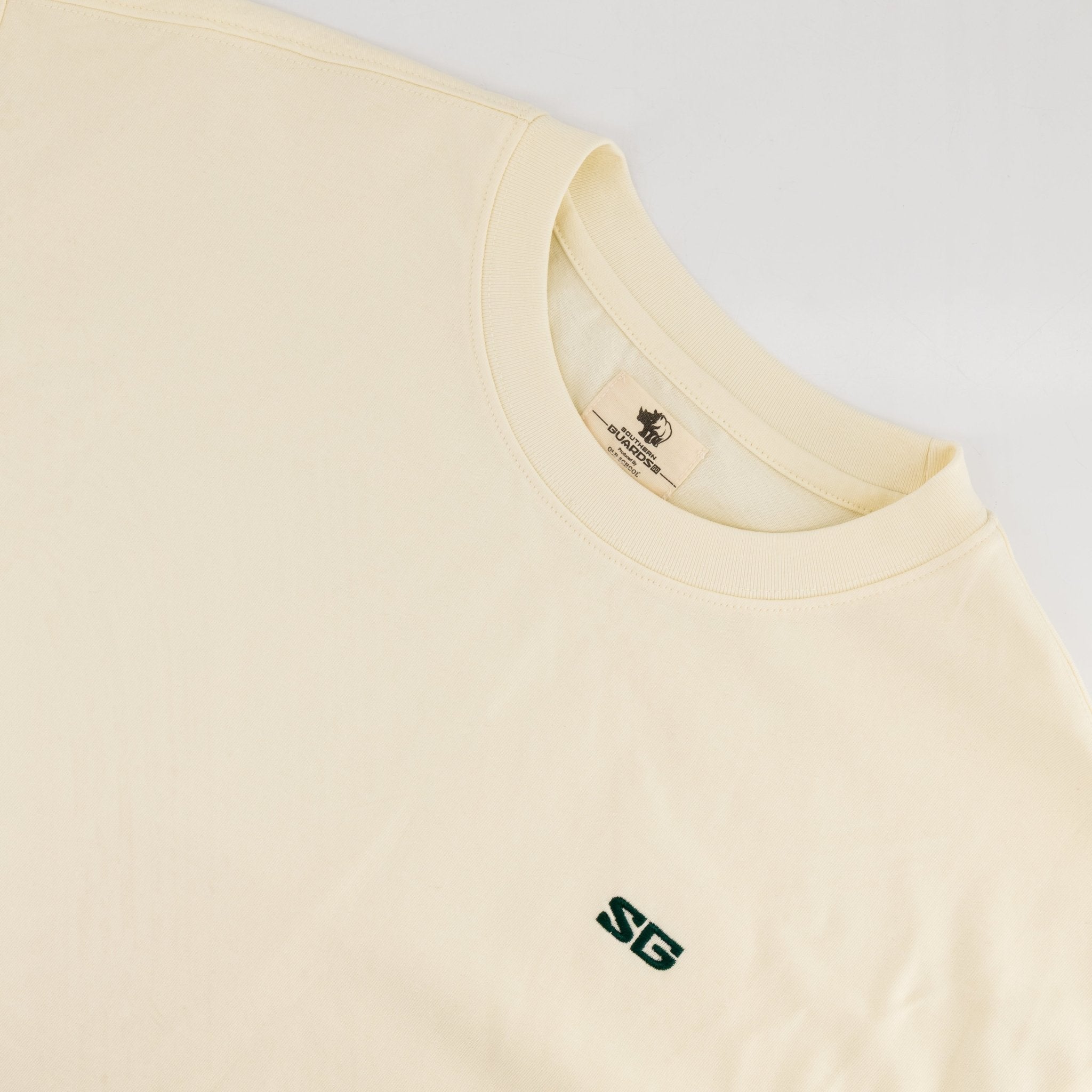 Southern Guards SG Boxy T-Shirt Plain Ivory