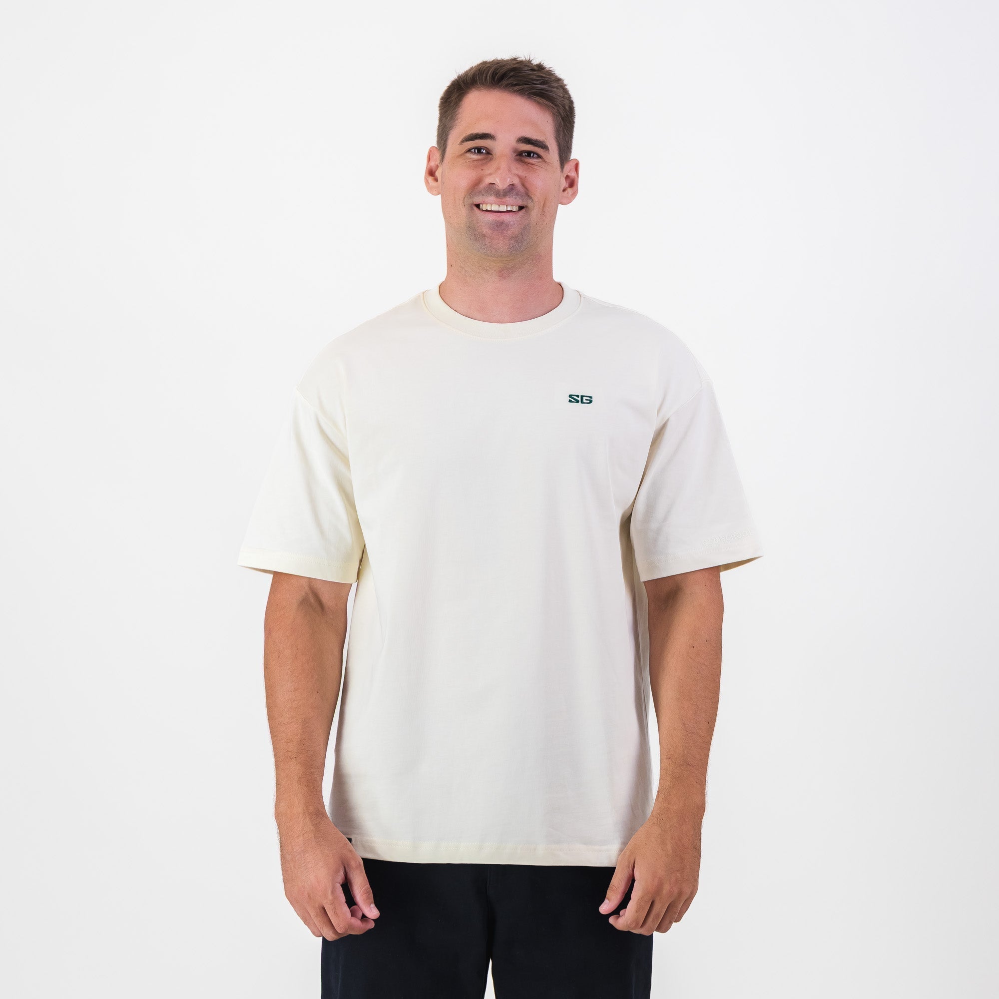 Southern Guards SG Boxy T-Shirt Plain Ivory