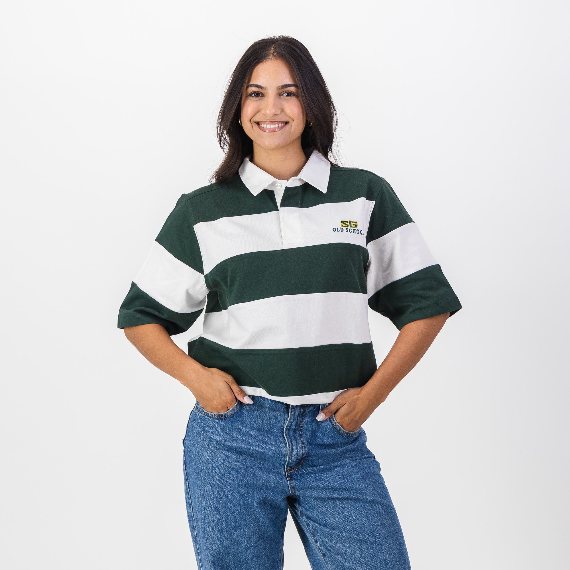 Southern Guards Short Sleeve Rugby Jersey Cut & Sew Green